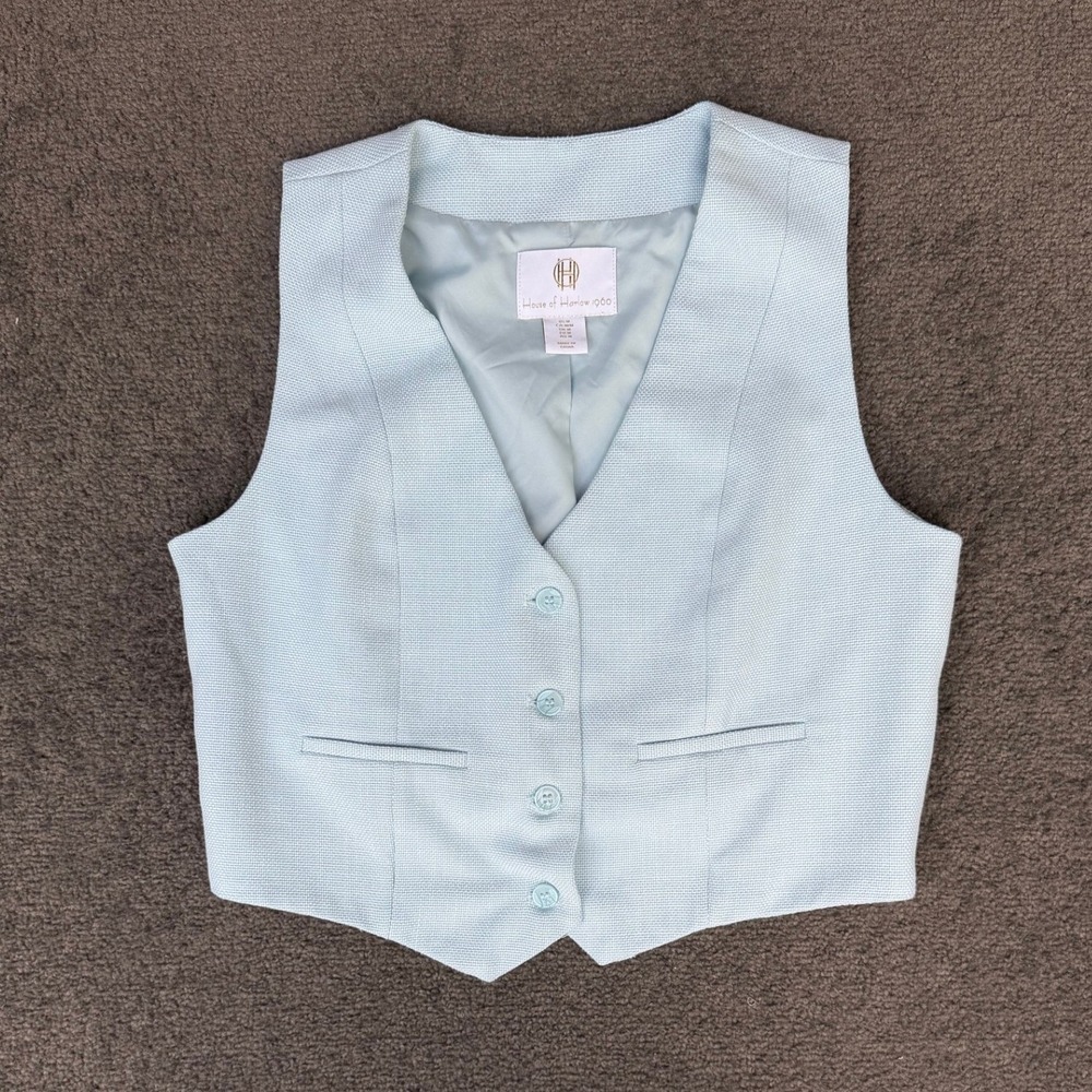 House of Harlow 1960 Light Blue Women's Vest